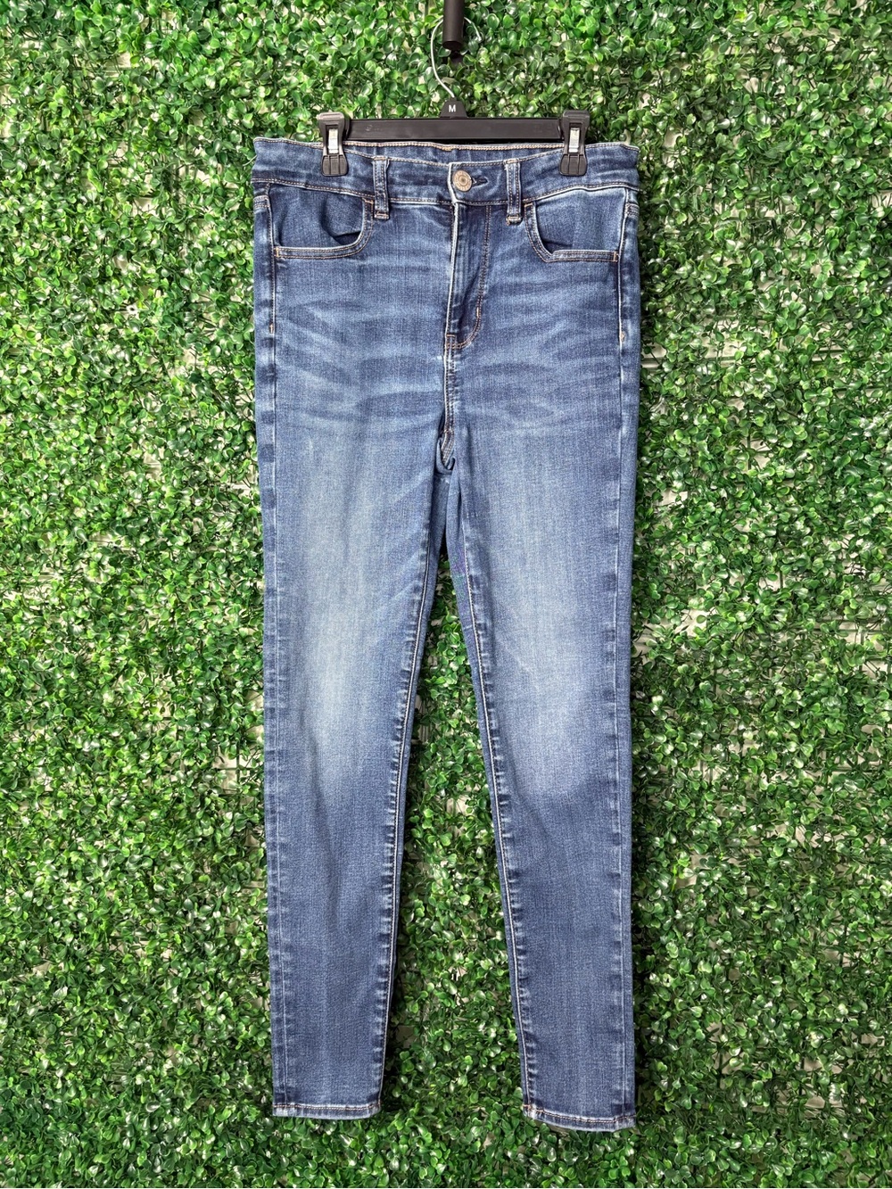 American Eagle Next Level Stretch Blue Skinny Jeans